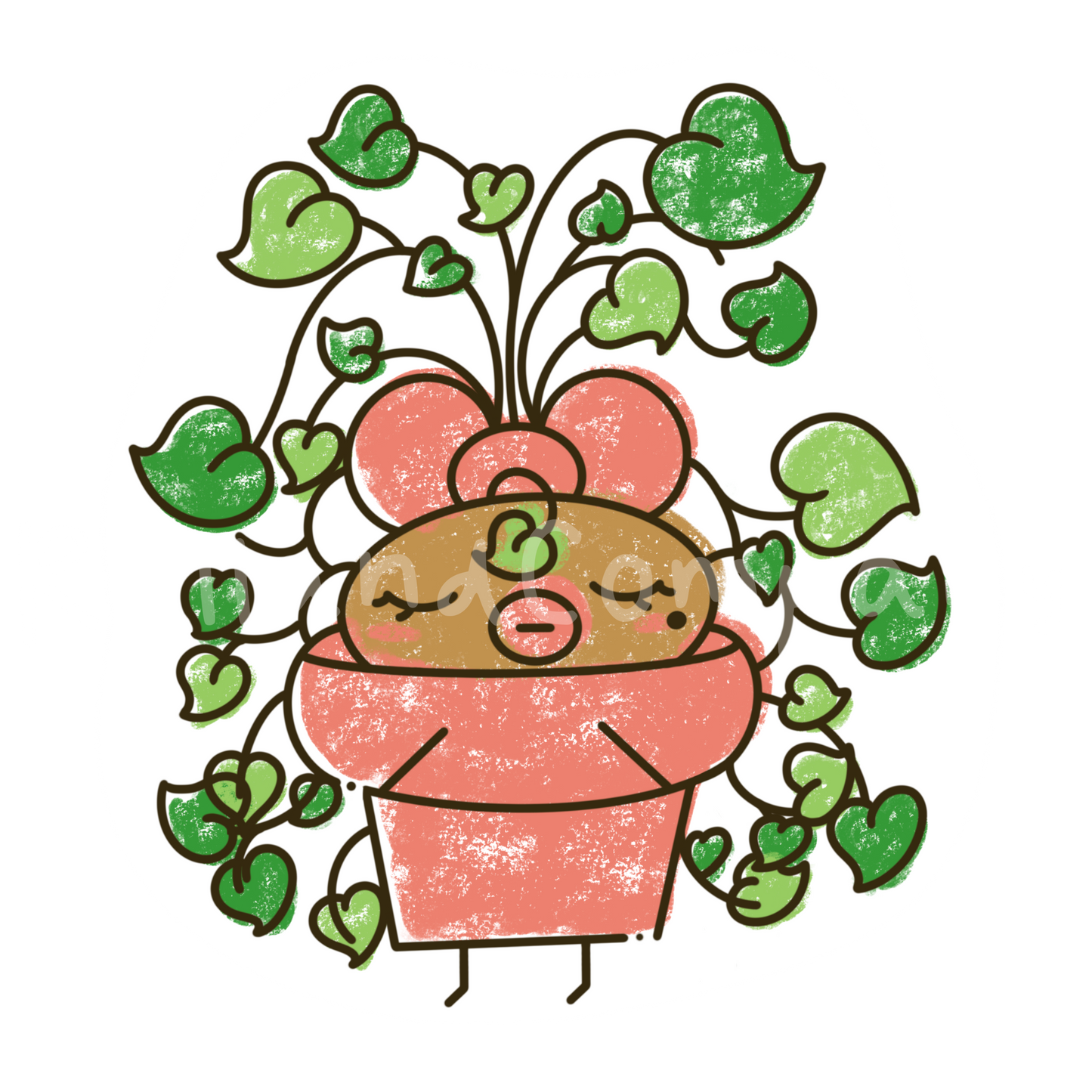Potted Pals! - Paisley the Pathos! Sticker (2”)