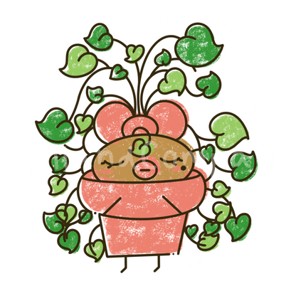 Potted Pals! - Paisley the Pathos! Sticker (2”)